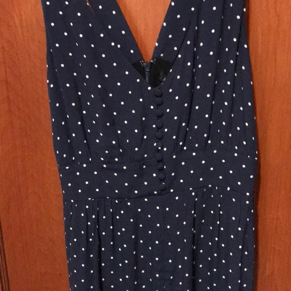 New without tags Navy Polka Dot Madewell Jumpsuit - Picture 2 of 4